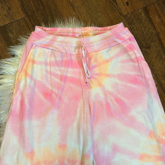 Beach Riot Hailey Sunrise Tie Dye Wide Leg Pants - Picture 7 of 11